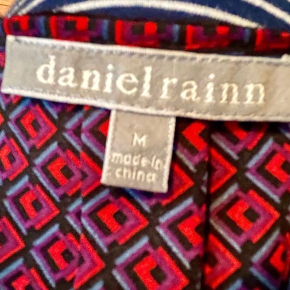 Daniel Rainn Popover Geometric Long-sleeved Blouse Adult Women Size M - Picture 14 of 15